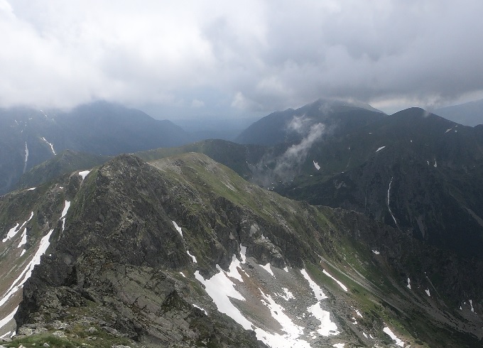 Walentkowa Grań. Widok ze Świnicy.