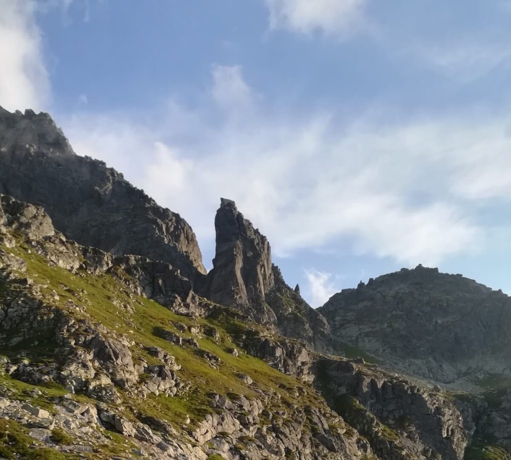 Zadni Mnich. Widok z Mnichowej Kopy.