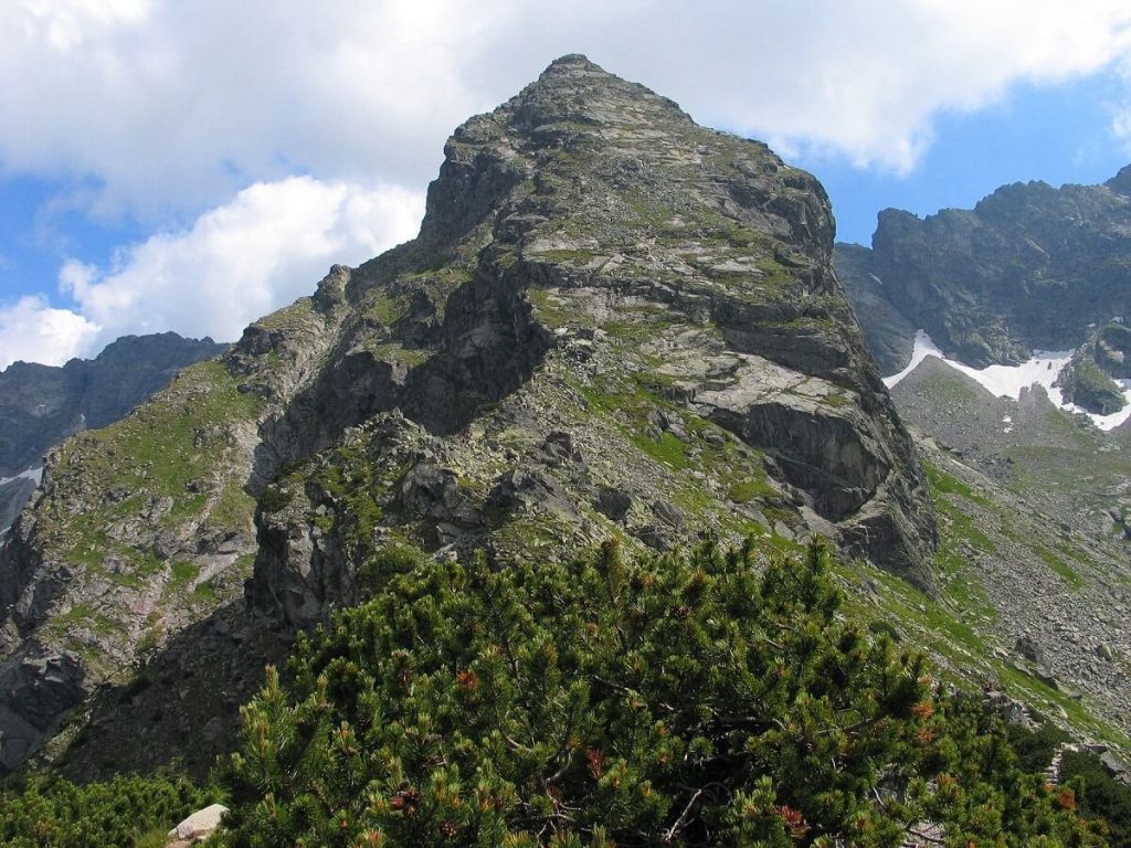 Kościelec. Widok z grani Małego Kościelca.