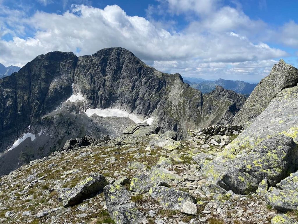 Lodowy Szczyt. Widok z Baraniej Galerii.