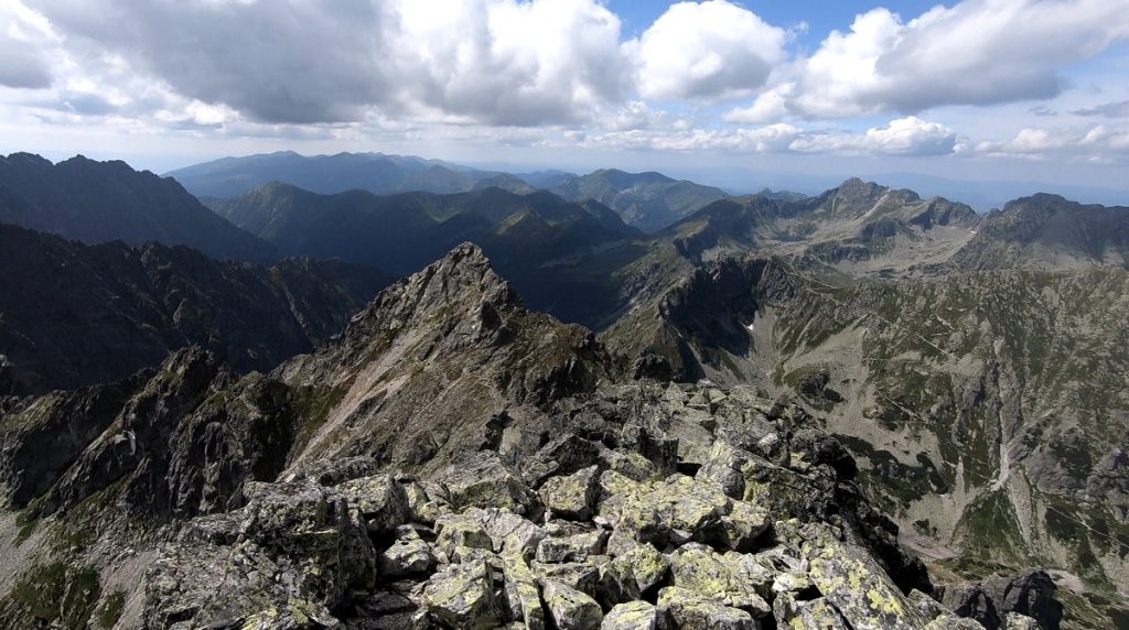 Cubryna. Widok z Mięguszowieckiego Szczytu Wielkiego.