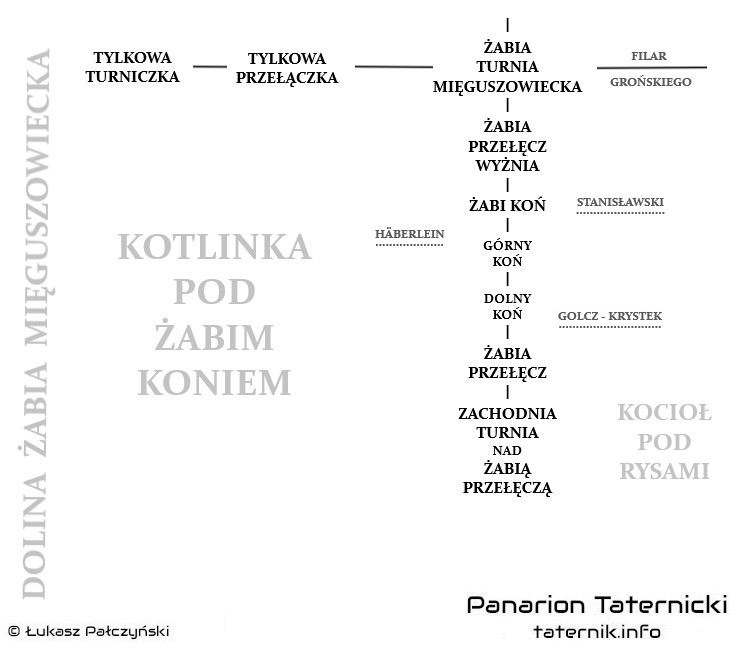 Schemat Grani Żabiego Konia.