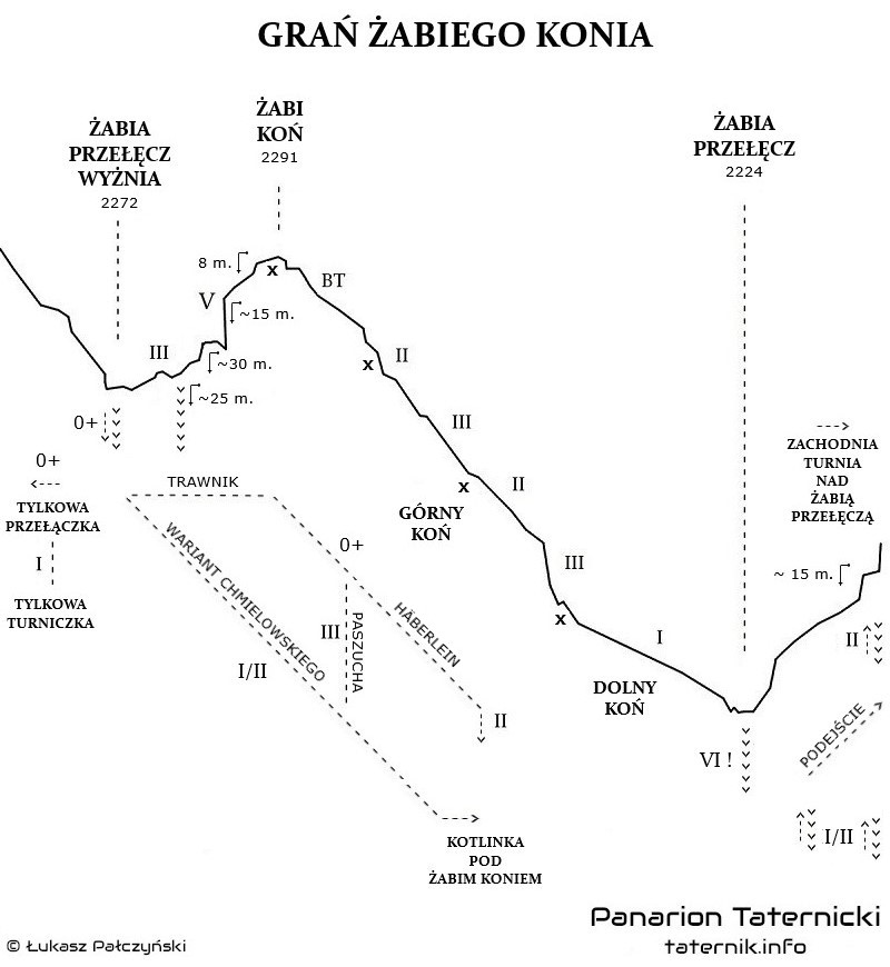 Topografia Grani Żabiego Konia.